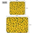 thumbnail image 2 of Cartoon Yellow Lemons Dish Drying Mat Kitchen Counter Mat 18" x 24" Microfiber Absorbent Dry Mat for Coffee Bar Non-Slip Dishes Pad, 2 of 6