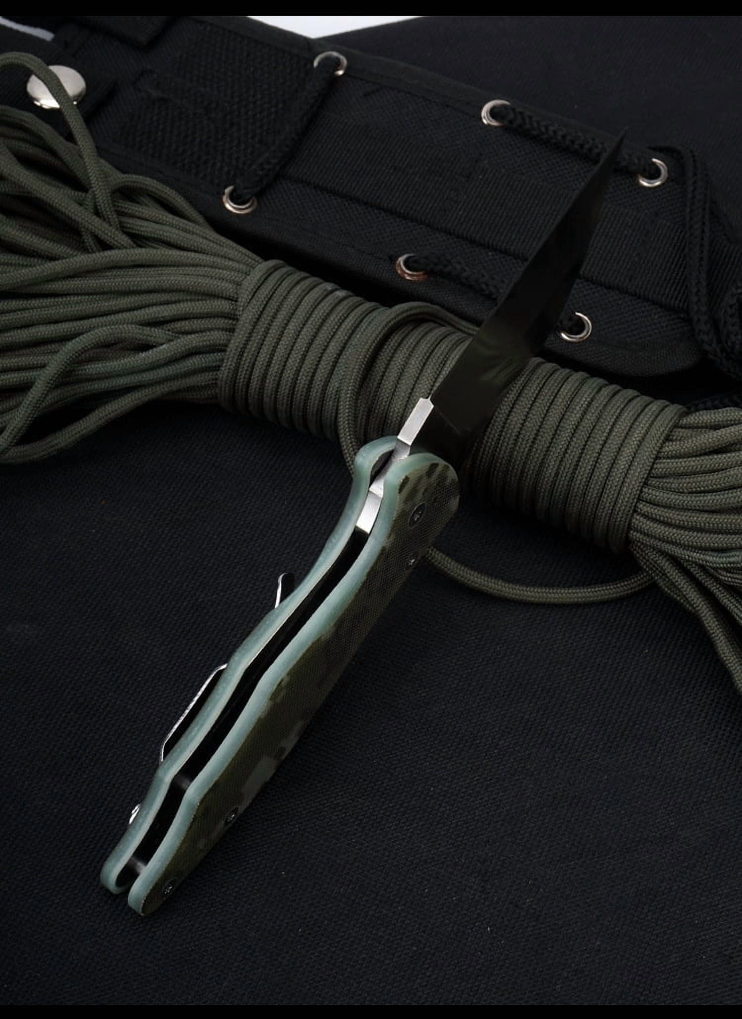 Tactical Survival Hunting Camping Pocket Folding Knife, Blade G10 Handle knives Outdoor EDC Tool