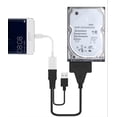 thumbnail image 4 of Tianle USB to SATA Cable,USB 3.0 to SATA 22 Pin 2.5 Inch Hard Drive Adapter, USB External Converter Cable for 2.5" SSD/HDD Hard Drive Disks With Power Port (Dual USB), 4 of 8