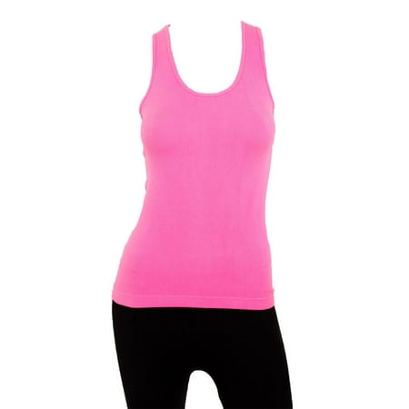 - Musa Women's Ribbed Racerback Stretch Tank Top