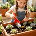 thumbnail image 4 of Stainless Steel Garden Trowel with Plastic Handle, Multipurpose Hand Tool for Digging, Transplanting, Loosening, and Pot Changing in Home Gardens, 4 of 6