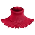 thumbnail image 2 of Foulard Dorée Dames Col en Tricot Artificiel-Col Roulé Chaud-Col Roulé-Col Roulé Détachable, 2 of 2