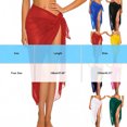 thumbnail image 3 of Women Sarong Swimsuit Coverups Long Bikini Wraps Sheer Beach Bathing Suit Cover Up Fashion Clothing, 3 of 5