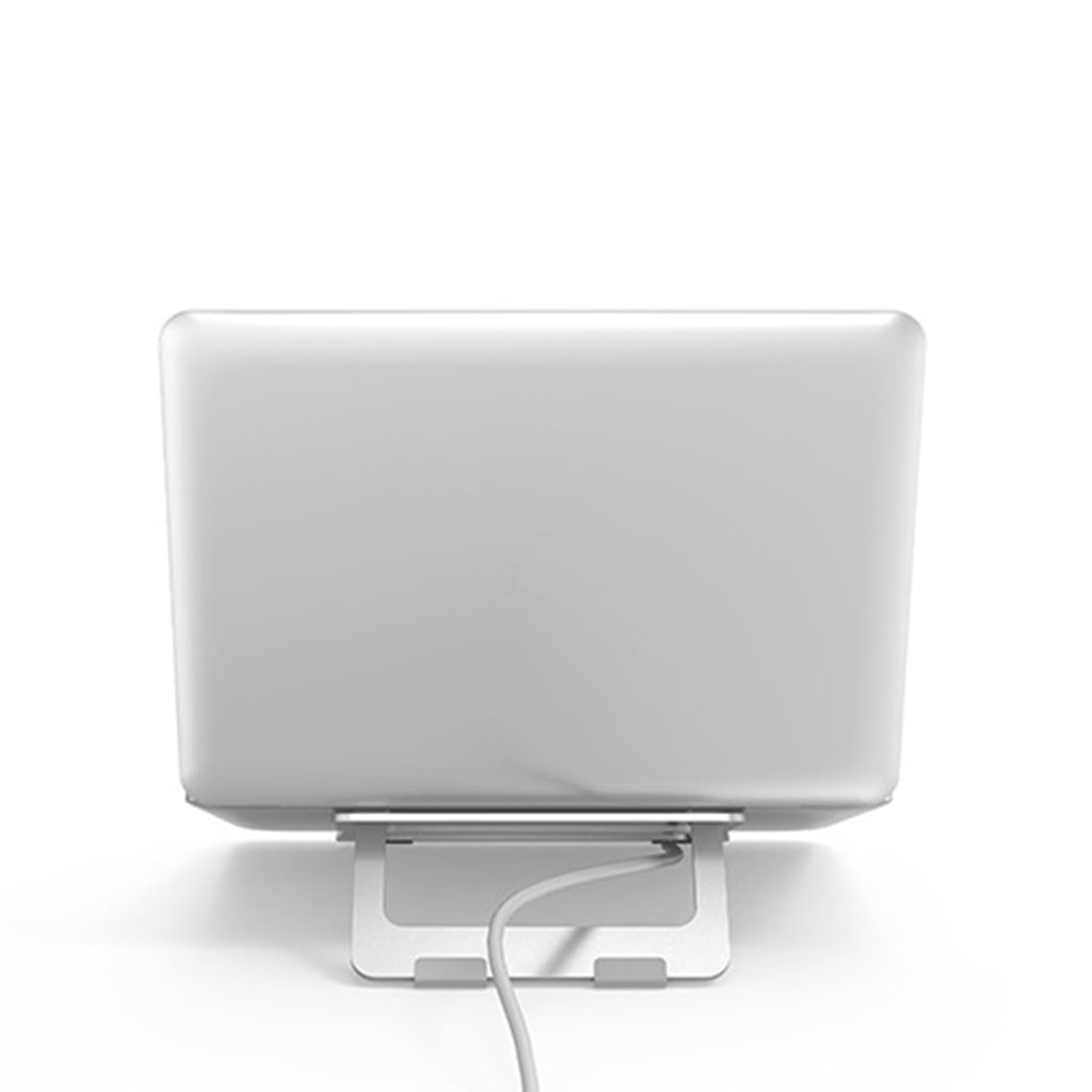 WINDLAND Ergonomic Angel Adjustable Computer Stand Lightweight Aluminum Laptop Holder for w/Heat-Vent to Elevate Laptop 12-15.6"