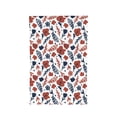 thumbnail image 5 of Wukai Red Blue Leaves Print Garden Flag 12.5x18 Inch Double Sided Sun-resistant Rain-resistant, Wrinkle-resistant Colorfast(Only Flag), 5 of 7