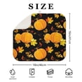thumbnail image 4 of Fall Pumpkin Dish Drying Mat for Kitchen Autumn Maple Leaves Thanksgiving Day Microfiber Drying Mats Absorbent Reversible Dish Pad Medium Dish Draining Mat 16x18 inch, 4 of 7