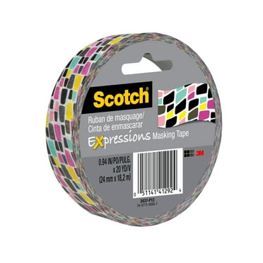 Scotch® Expressions Masking Tape, .94 in x 20 yd, Brick Graffiti