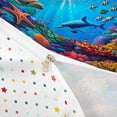 thumbnail image 4 of jejeloiu Colorful Ocean Coral Bedding,Dolphin Fish Print Duvet Cover Full For Boys,Multicolor Blue,Polkadot Reversible,3 Pieces,1 Duvet Cover and 2 Pillowcases, 4 of 6