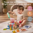 thumbnail image 2 of Caja de pañuelos para bebés TUMAMA Montessori de 6 a 12 meses con mordedor, 2 of 7