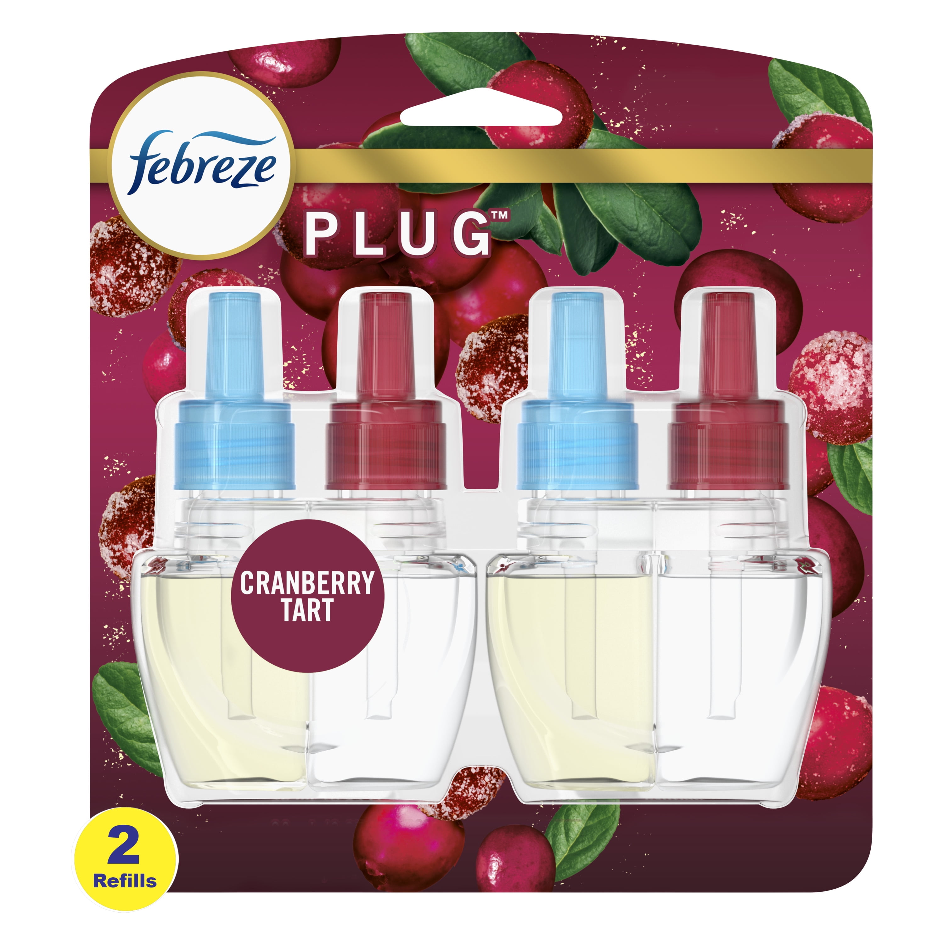 Febreze OdorEliminating Fade Defy PLUG Air Freshener Cranberry Tart