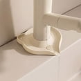 thumbnail image 2 of Silicone Faucet Sink Splash Guard Mat Behind Draining , 3.5×4.2 inches Compact Tap Sink Protector, 1 Pc Heavy Duty Countertop Water Diverter Draining Mats, Kitchen Gadget Accessories,Gloden, 2 of 9