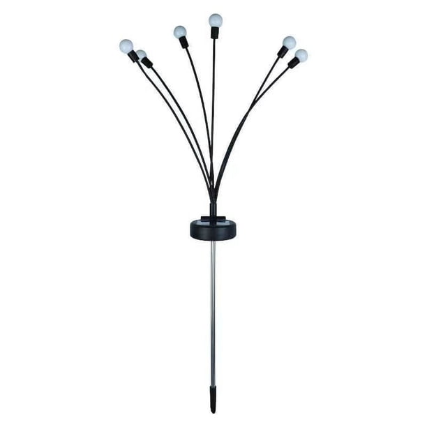 Luces solares de cadena, luces de luciérnaga, luces decorativas para el suelo, luces para jardín, césped, árbol de Navidad al aire libre, luces de cadena, luces impermeables para acampar