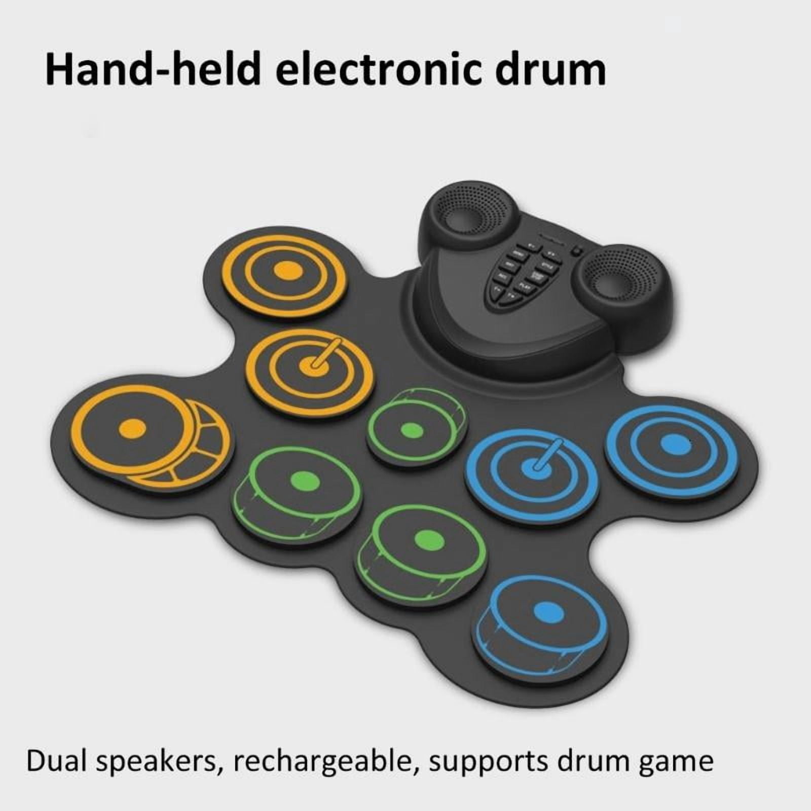 CEORPER Sturdy Plastic Electronic Drum Set Great For Home Practice And Music Education