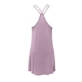 thumbnail image 5 of DHFJKG Womens Nightgown Thin Straps Criss Cross Sleepdress Pajamas V Neck Open Back Comfortable Nightshirts For Laydies Cozy Home Clothes, 5 of 5