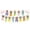 Colorful, variant on Pet Birthday Party Banner, Animal Celebration Flag Streamer for Festive Bunting and Hanging Wall Theme Decoration