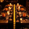thumbnail image 2 of Halloween Garland 59in Marigold Artificial Flower Hanging String for Festival Wedding Diwali Home by OVFUIZ, 2 of 7