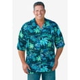 thumbnail image 4 of Men's Big & Tall Tropical Rayon Short-Sleeve Shirt, 4 of 6