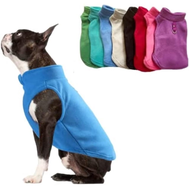 Chaleco polar JACKO & CO para perros, suave y cálido, para pequeños y medianos