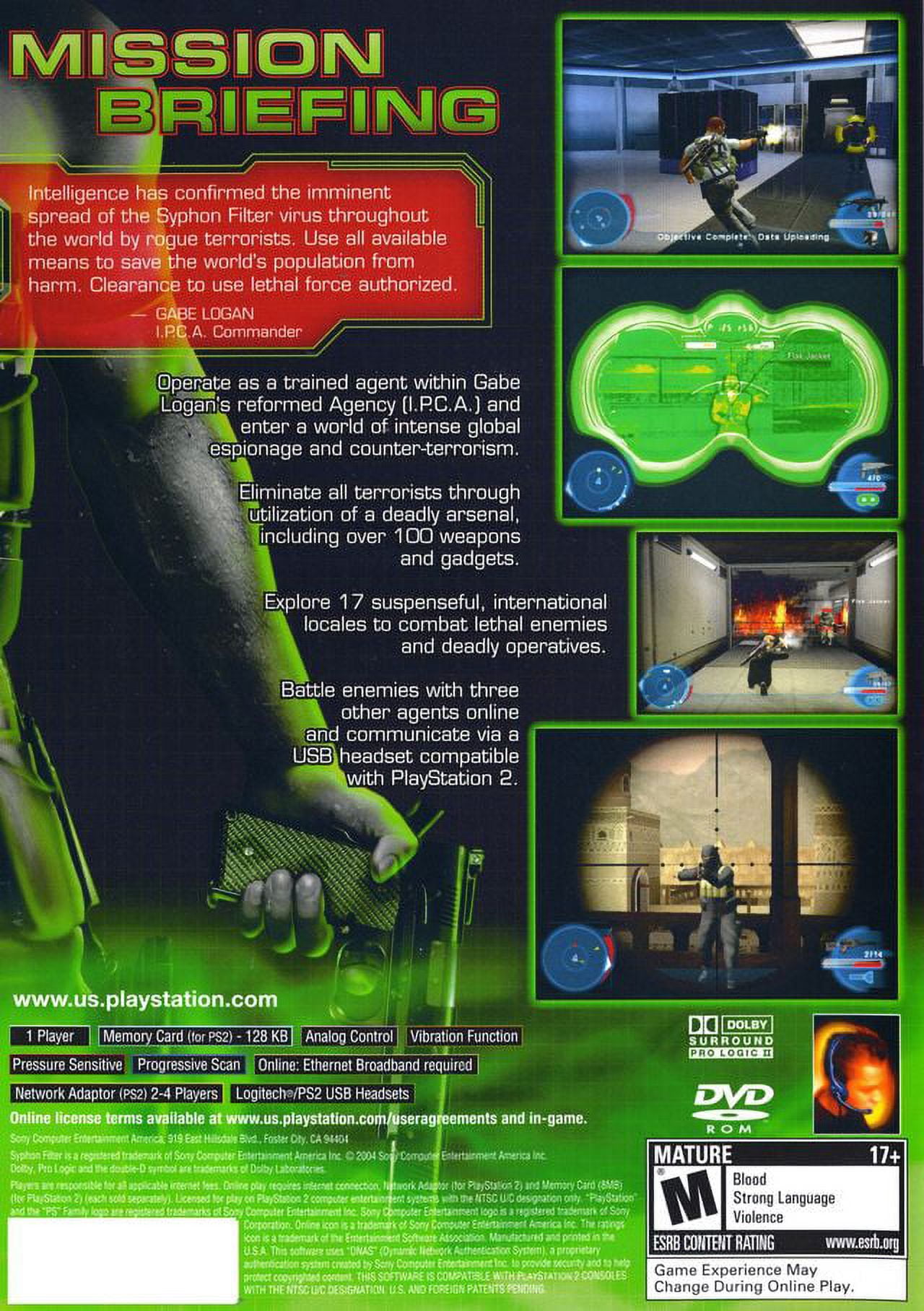 Syphon Filter: The Omega Strain (2004) - MobyGames