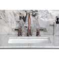 thumbnail image 3 of Kingston Brass FSC892KNLAC Convergent Two-Handle 3-Hole Deck Mount Widespread Bathroom Faucet with Knurled Handle and Brass Pop-Up in Antique Copper, 3 of 8