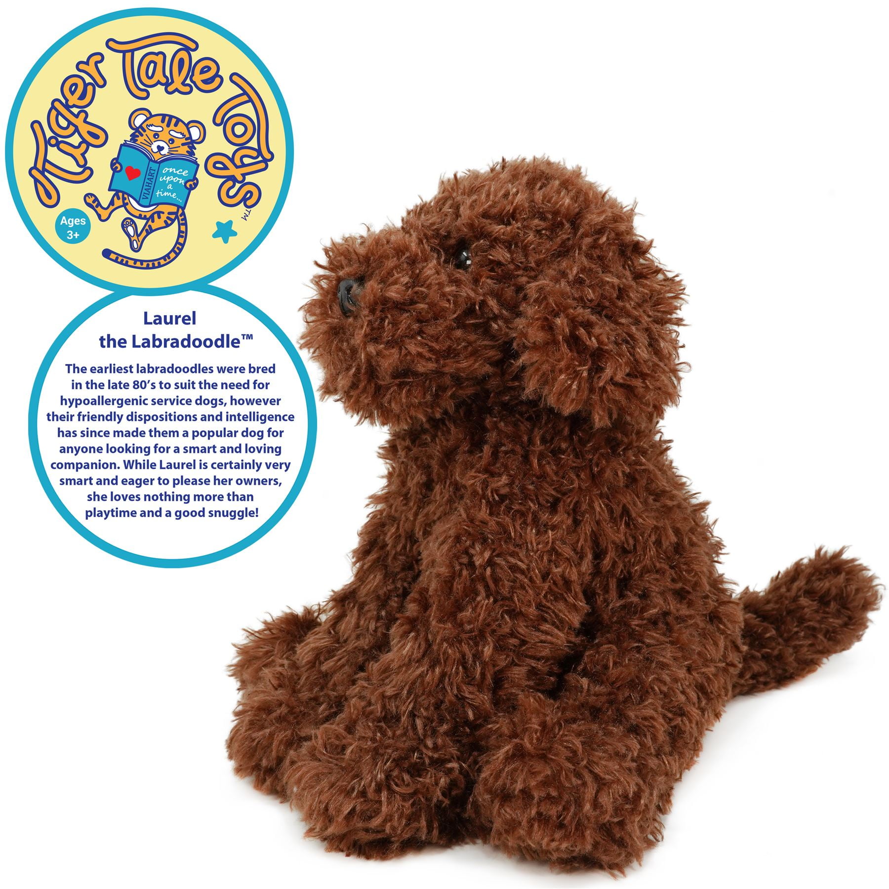Laurel The Labradoodle 12 Inch Stuffed Animal Plush By