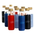 thumbnail image 5 of Gap Home 17 oz Red Solid Print Glass Water Bottle 2 Pack, 5 of 5