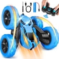 thumbnail image 1 of Coche de control remoto 4x4 RC Stunt Car 2,4 GHz 360° giro de doble cara con faros LED coche de carreras todoterreno RC juguete de cumpleaños perfecto para niños, 1 of 5