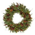 thumbnail image 1 of Vickerman 30" Cibola Mixed Berry Artificial Christmas Wreath with 50 Clear Lights, 1 of 4