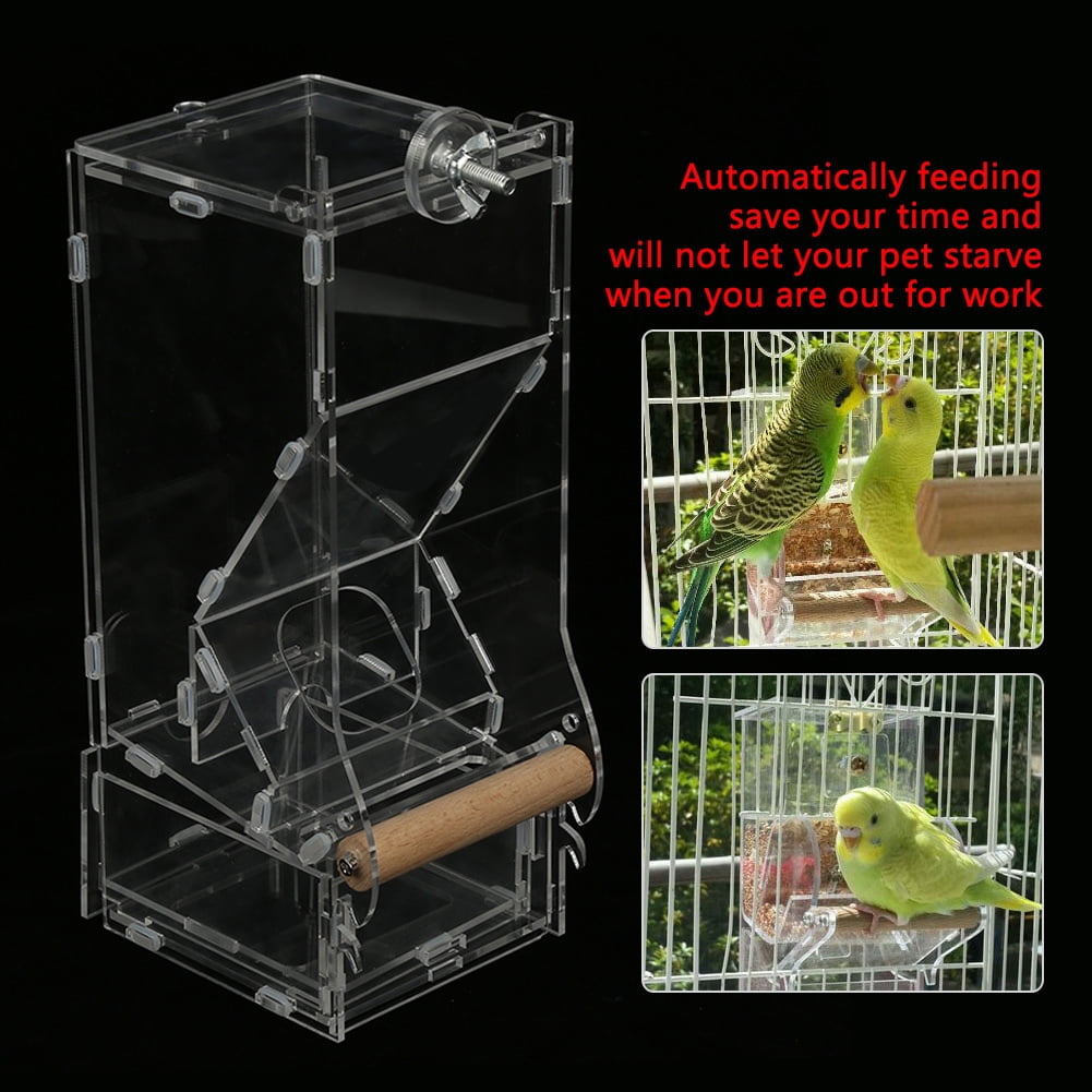 bird cage feeder no mess