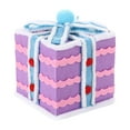 thumbnail image 1 of Christmas Tree Decoration Macaron-Themed Gift Box, Color-Blocked Design for Party and Home Decor, Empty Decorative Box for Festive Display and Styling, 1 of 7