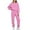 Pink, variant on Womens 2 Piece Outfits Sweatsuit Solid Color Oversized Sweatshirt Baggy Jogger Pants Winter Fall Casual Sets
