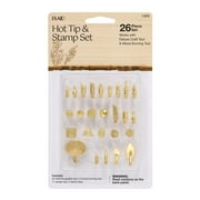 Plaid Decorative Wood Burning Tool Tip Set, 26 Pieces