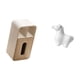 thumbnail image 5 of caja de pañuelos,Funda para caja de pañuelos de cuero sintético para dormitorio,Caja de almacenamiento de toallas de papel para sala de estar que ahorra espacio,Estatua del caballo,Estatua, 5 of 8