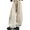 Beige, variant on REDARER Girls Joggers, Winter Warm Sweatpants with Wide Leg Fit, Cozy Athletic Pants for Casual Comfort,Size:4-5 Years