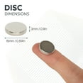 thumbnail image 3 of N42 Neodymium Disc Magnet - 15mm dia x 3mm thick - 6.39lbs Pull - (Pack of 10), 3 of 5