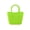 Green, variant on Women's DIY Tote Bag Soft & Foldable Silicone Handbag Lightweight Modular Accessory Bag with Multi Plug-in Hole Design for Summer Beach, Pool