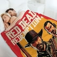 thumbnail image 6 of Red Dead Redemption 2 Game Canvas Poster RDR2 Game Print Luxury Flannel Blanket - Super Soft Anti-Static Plush Warm Blanket for Sofa Bed - Extra Large Cozy Blanket for Men and Women, Home Decor Gift., 6 of 9