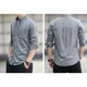 thumbnail image 5 of Camisas Slim Hombre Manga Larga Casual Caballeros, 5 of 7