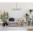 thumbnail image 2 of Living District LD5056D48MB 48 in. Rohan Chandelier, Matte Black, 2 of 3