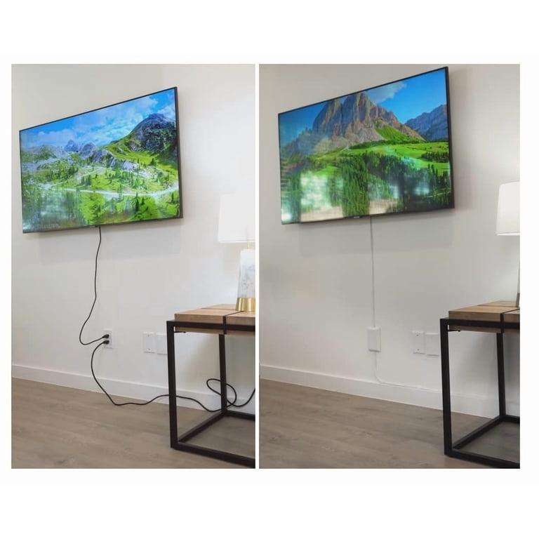 Sleek Socket Wall Outlet Concealer, Dual 5-Outlet Power Strip photo 5