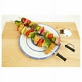 thumbnail image 3 of Kikkerland Ninja & Pirate Sword 12.75" Stainless Steel & Silicone BBQ Skewers, 3 of 4