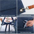 thumbnail image 4 of Kitchen Apron, Work Apron, Barbecue Apron, for Barbecue, Restaurant, Garden, Barbecue, Cafe, 4 of 4