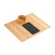 thumbnail image 1 of Mesa con bandeja para brazo de sofá de bambú, portavasos para sofá, bandeja de reposabrazos plegable portátil de repuesto creativa, resistente y Simpl, 1 of 7