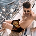 thumbnail image 2 of luoweisi Men's Beach Shorts Quick Dry Swim Trunks with Mesh Lining Leopard L, 2 of 5