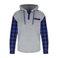 thumbnail image 5 of Fnooota Hoodies for Men 2025, Athletic Casual Pullover Long Sleeve Fall Sweatshirts Blue Size S, 5 of 6