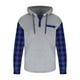 thumbnail image 5 of Sudadera con capucha para hombre, informal, de moda, de manga larga, lisa, con capucha, blusa de poliéster., 5 of 6