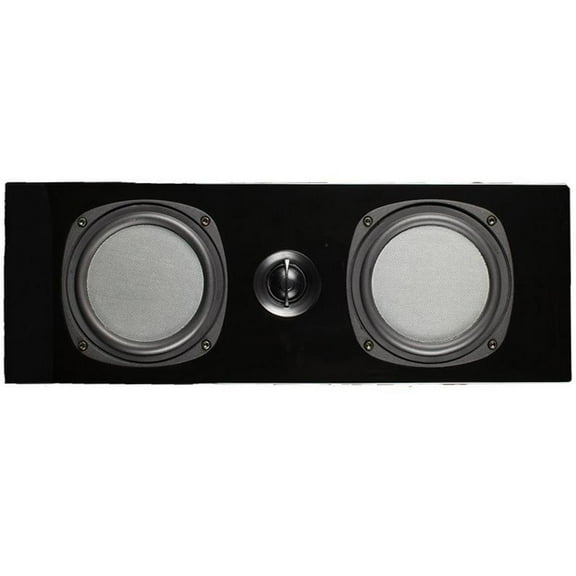Phase Technology PC33.5 Premier Collection Dual 5.25" 3-Way LCR/Center Channel Speaker, Gloss Black