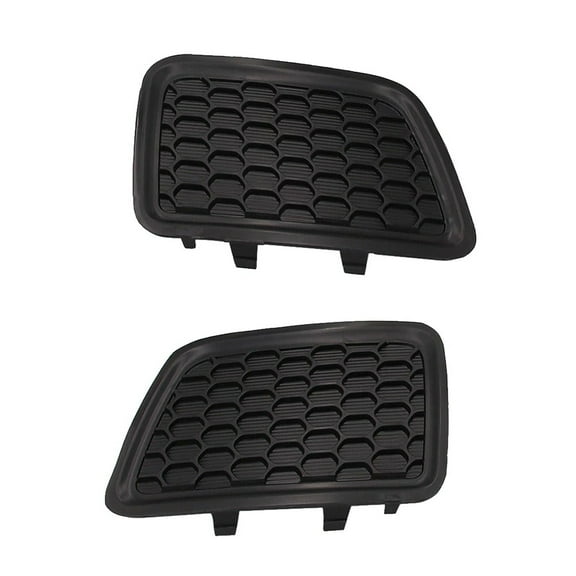 CSYANXING Black ABS Bumper Grille LH RH Pair for Jeep Grand Cherokee 2014-2016 High Durability Corrosion Resistance Easy Installation