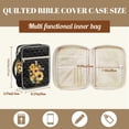 thumbnail image 7 of Uorisanigo Cross Sunflower Bible Covers for Women with Handle Quilted Bible Cover Multifunctional Bag Bible Study Supplies Book Protector Gift for Christian, 7 of 7