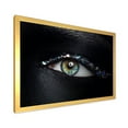 thumbnail image 2 of Designart 'Girl Eyes With Multi-Colored Glass Sparkles' Modern Framed Art Print, 2 of 4